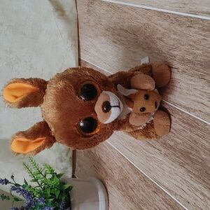 NWT KLIPPER KANGAROO AND ROO JOEY plush stuffed toy 6 in TY collectible